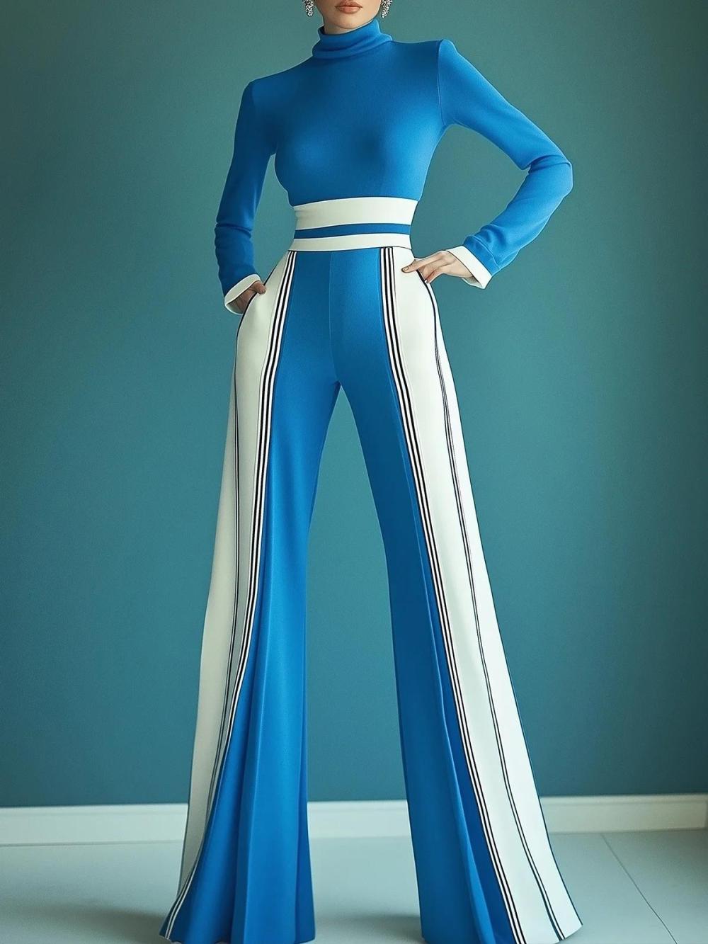 Women Daily Color Block Tight Long Sleeve Urban T-Shirt | Tees