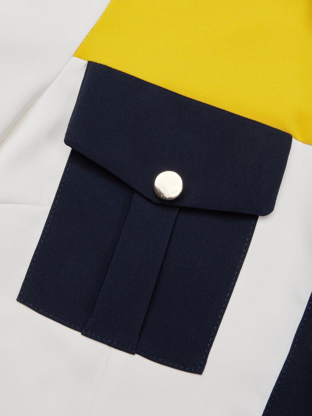 Women Urban Utility Color Block Pockets Shirt | Blouses & Shirts